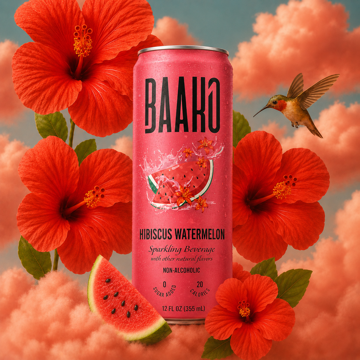 hibiscus watermelon (6-pack)